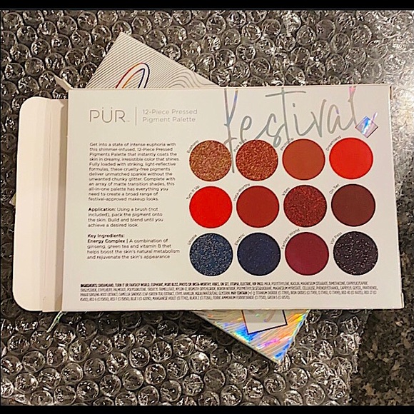 🆕🔥PUR FESTIVAL 2.0 EYESHADOW PALETTE BEAUTIFUL 12SHIMMERS&MATTES NWT&NIB - Picture 7 of 9